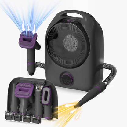 5-in-1 Pet Grooming Vacuum and Dryer for Dogs Cats