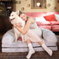 Furdear Cozy Lazy Sofa Foldable Human Dog Bed