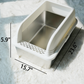 Furdear Stainless Steel Cat Litter Box