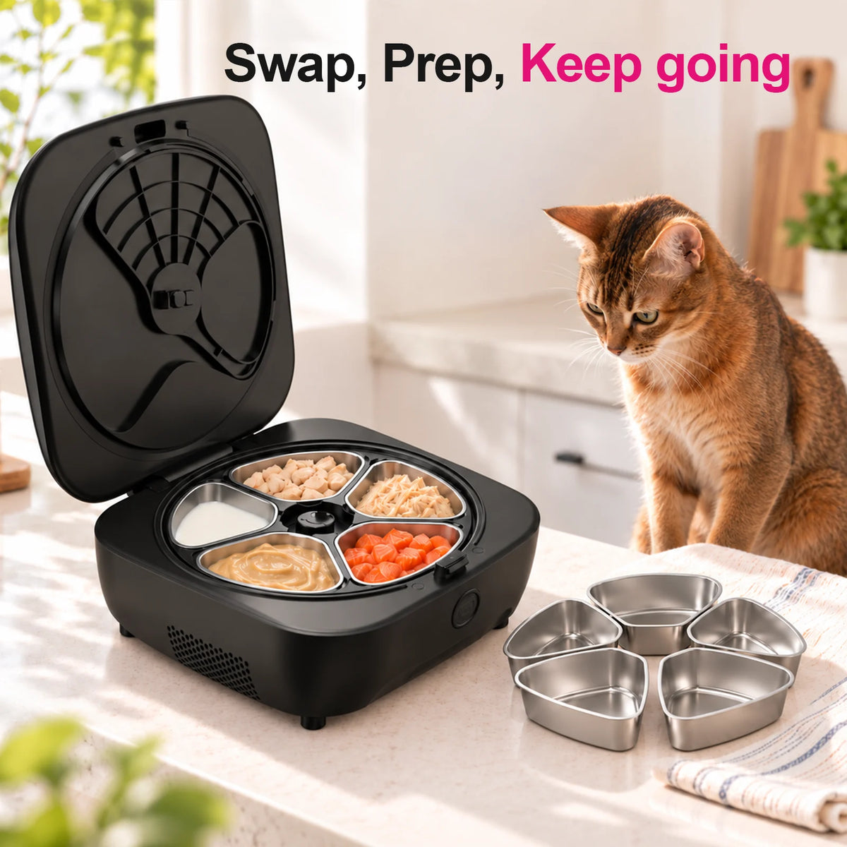 Furdear Europa Feeder Food Tray Set
