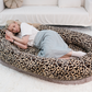 Furdear Leopard Super Large Human Dog Bed