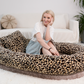 Furdear Leopard Super Large Human Dog Bed