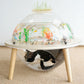 Furdear Wooden Acrylic Aquarium 4 Gallon Cat Fish Tank