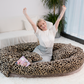 Furdear Leopard Super Large Human Dog Bed