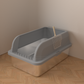 Furdear Stainless Steel Cat Litter Box