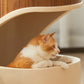 Nuvy Side Table with Cat Bed