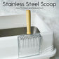 Stainless Steel Cat Litter Box Large Size Rust Resistant Easy to Clean for Multi Cat Homes