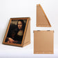 Furdear Framed Cat Scratcher Bed with Oil Painting Style