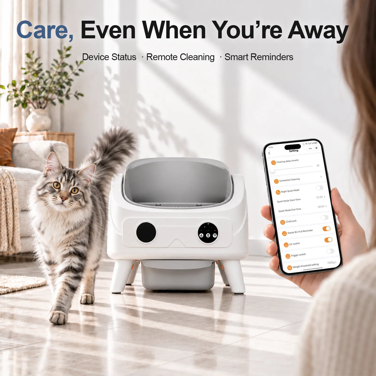 Furdear Luna Pro Smart Self-Cleaning Litter Box