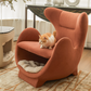 Novi Lounge Chair with Cat Bed