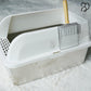 Stainless Steel Cat Litter Box Large Size Rust Resistant Easy to Clean for Multi Cat Homes