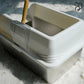 Stainless Steel Cat Litter Box Large Size Rust Resistant Easy to Clean for Multi Cat Homes
