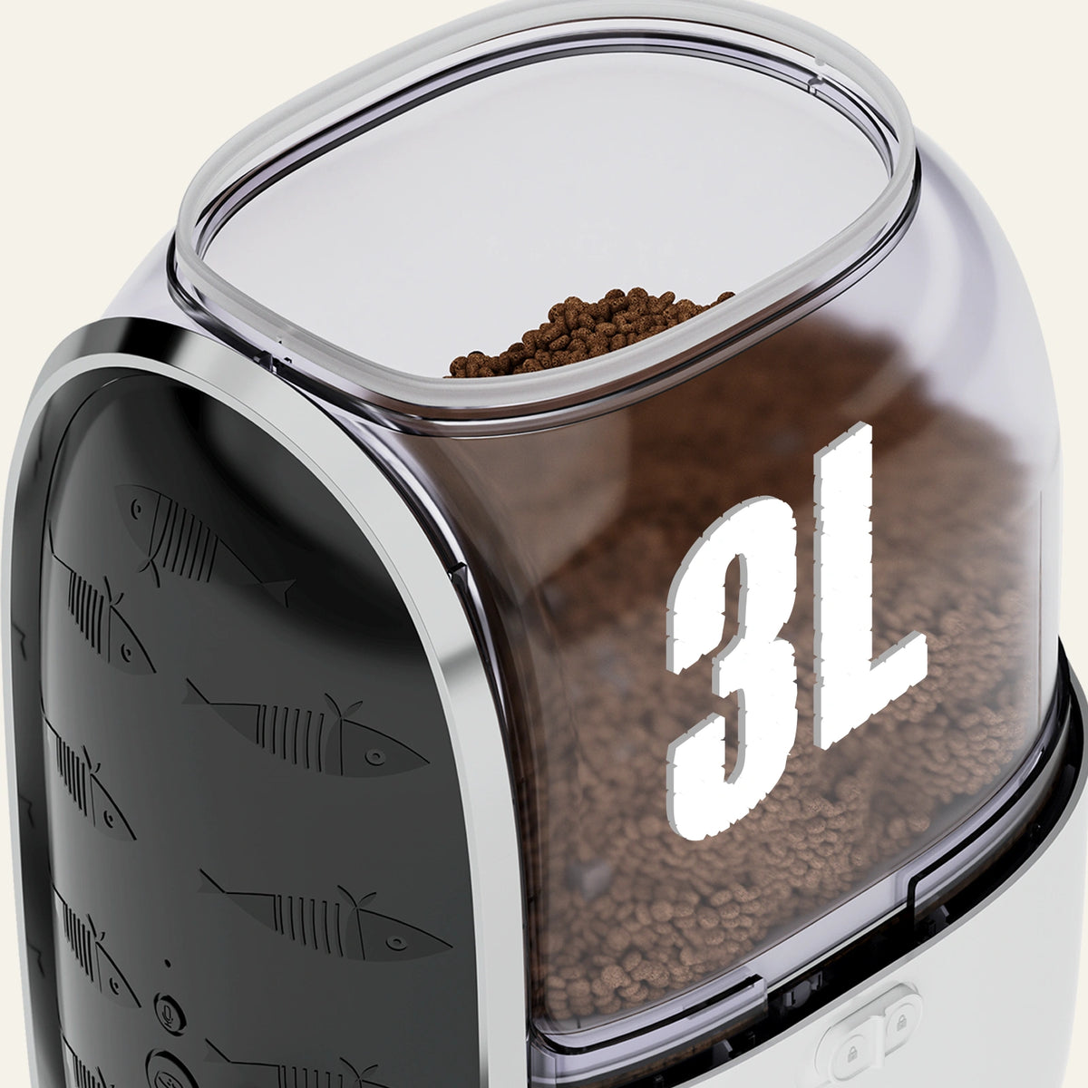 Furdear Pisci 3L Automatic Pet Feeder with 1080p HD Camera