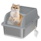 Furdear Stainless Steel Cat Litter Box